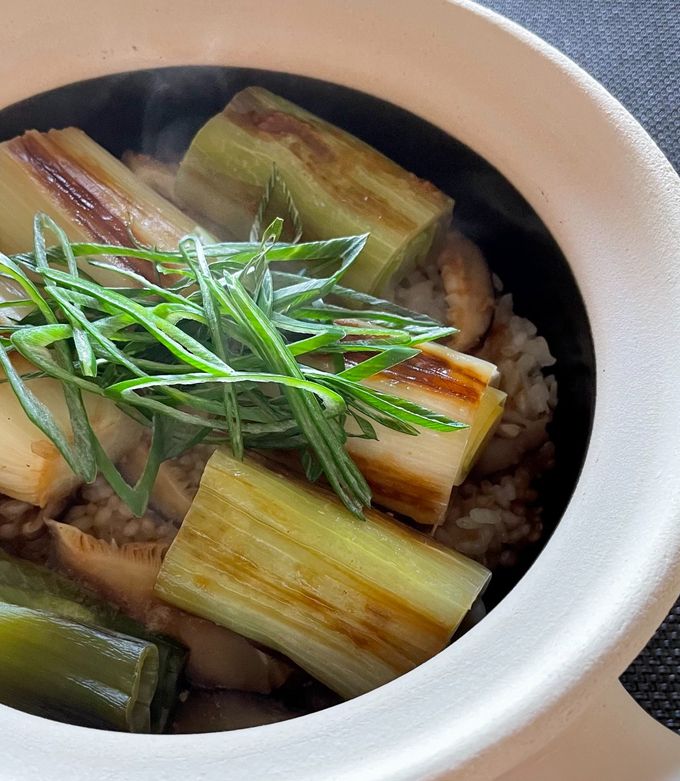 石倉ネギと干し椎茸の煲仔飯-レシピのメイン写真