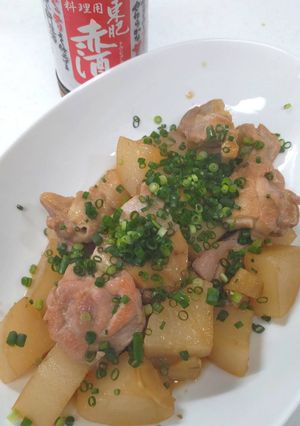 鶏ももと大根の柚子こしょう照り煮-レシピのメイン写真