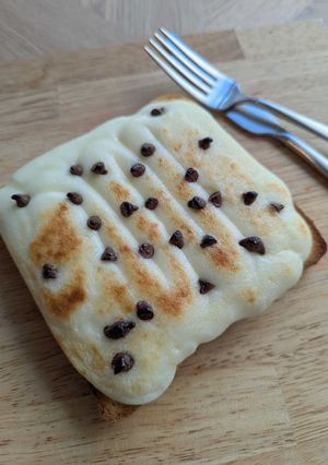背徳の❤️ギルティチーズケーキトースト-レシピのメイン写真