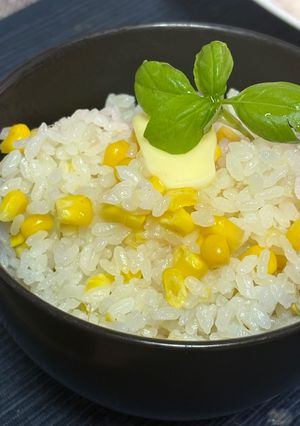 炊飯器でとうもろこしバターご飯-レシピのメイン写真