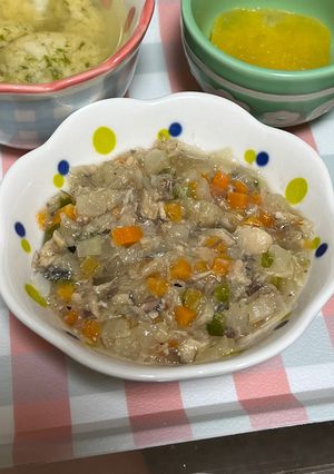 【離乳食後期】さばと野菜あんかけ-レシピのメイン写真