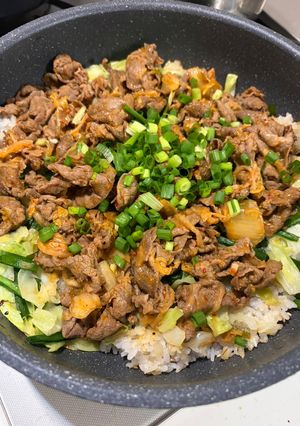 フライパンひとつでビビンバ風-レシピのメイン写真