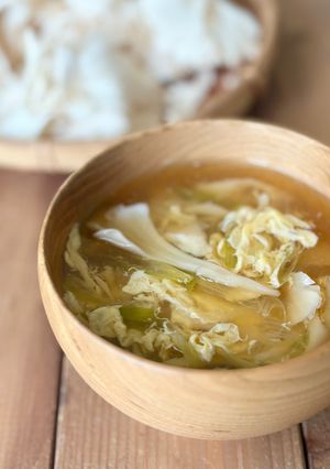 簡単♪白舞茸のかきたま汁-レシピのメイン写真