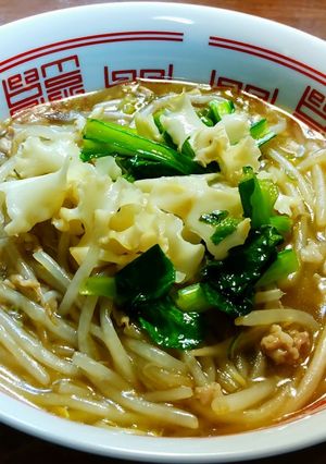 昭和の町中華あんかけもやし蕎麦　発酵玉葱-レシピのメイン写真