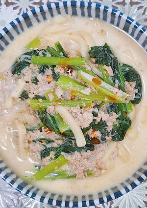 坦々うどん-レシピのメイン写真