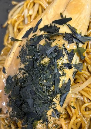 一人暮らし簡単わかめもやしさば焼きそば-レシピのメイン写真