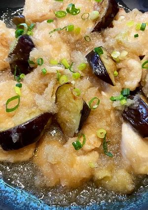 簡単さっぱり⭐️鶏むね肉とナスのみぞれ煮-レシピのメイン写真