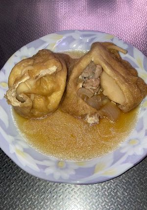 肉じゃが巾着-レシピのメイン写真