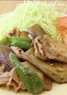 なすとピーマンと豚肉のしょうが焼き風-レシピのメイン写真