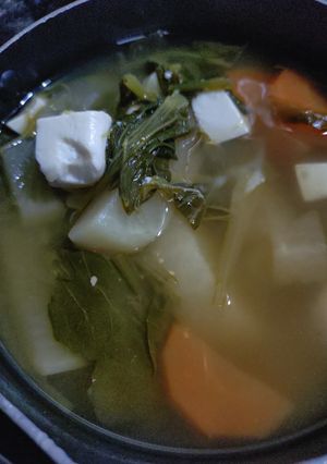 D&S　電気圧力鍋　味噌汁-レシピのメイン写真