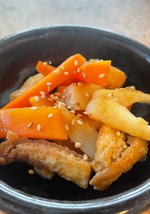 時短！レンコンと油揚げのきんぴら-レシピのメイン写真