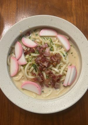 豆乳クリーミーうどん-レシピのメイン写真