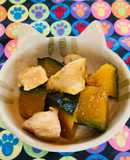 ＼簡単／かぼちゃとささみのほったらかし煮