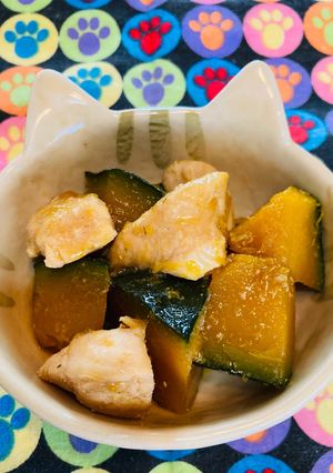 ＼簡単／かぼちゃとささみのほったらかし煮-レシピのメイン写真