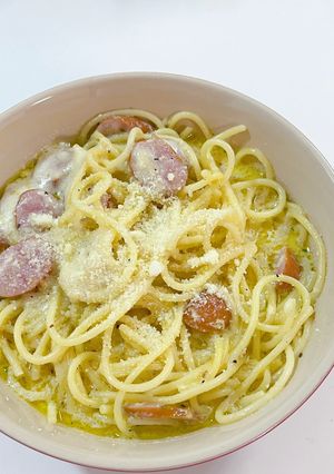 超簡単クリームスープパスタ-レシピのメイン写真