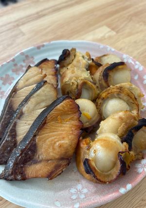 魚屋さん伝授!簡単ブリと帆立の照焼-レシピのメイン写真