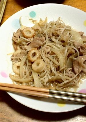 もやしとちくわの味噌炒め♪-レシピのメイン写真