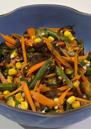 もずくと緑黄色野菜のナムル-レシピのメイン写真