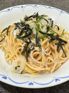 梅マヨパスタ-レシピのメイン写真