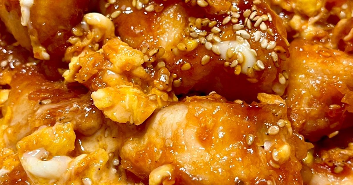 エッグチーズヤンニョムチキン by 🧑🏻‍🍳ももちゃん 【クックパッド