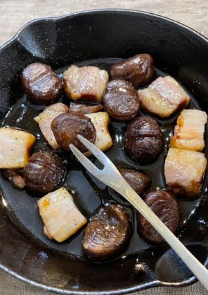 甘栗とベーコンのメープル風味-レシピのメイン写真