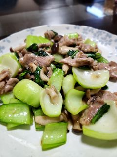 チンゲン菜の炒め-レシピのメイン写真