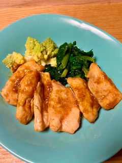 鶏むね肉のしょうが焼き-レシピのメイン写真