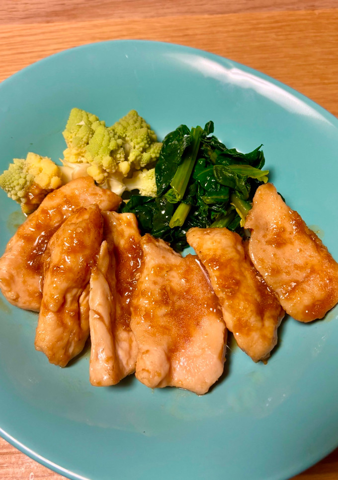 鶏むね肉のしょうが焼き-レシピのメイン写真