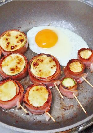 ズッキーニ ベーコン巻き-レシピのメイン写真