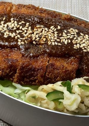 味噌カツ弁当-レシピのメイン写真