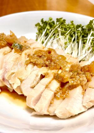 簡単！レンジ6分♪柔らか鶏ムネ肉ハム♪-レシピのメイン写真