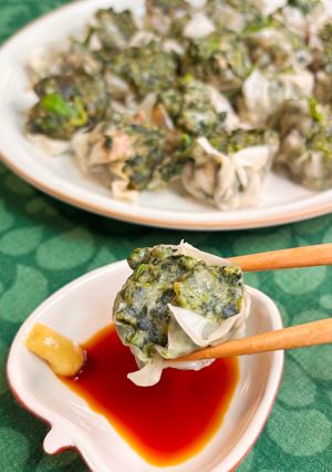 レンジで簡単！ほうれん草しゅうまい-レシピのメイン写真