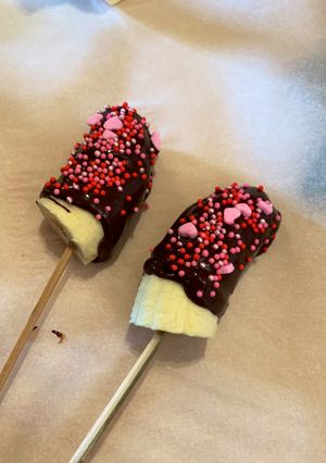 簡単パリパリチョコバナナとミルクココア。-レシピのメイン写真