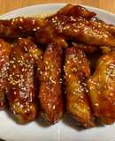 ピリ辛チキン！手羽先のヤムニョム風！