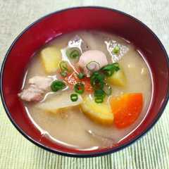 รูปของ 【保育園給食】さつま汁