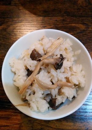 ヒラタケの炊き込みご飯-レシピのメイン写真