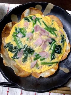 餃子の皮で簡単キッシュ-レシピのメイン写真
