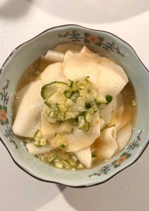 酢橘を使った長芋のたまり漬け-レシピのメイン写真
