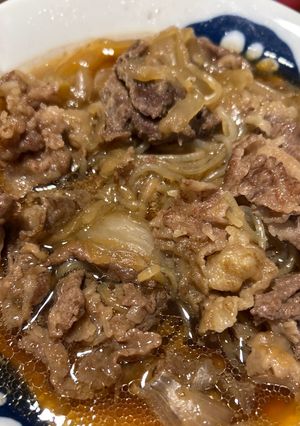 かんたん牛丼-レシピのメイン写真