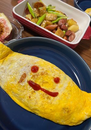 塩分ひかえめチキンライスのオムライス-レシピのメイン写真