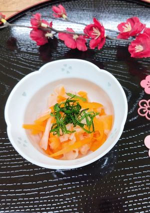 ひらひら紅白なます-レシピのメイン写真