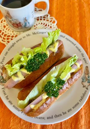 時短 魚肉ソーセージのホットドッグ♪-レシピのメイン写真