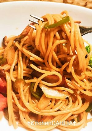 【焼きそば粉de喫茶店】の濃厚ナポリタン🍝簡単♪-レシピのメイン写真
