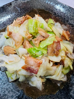10分でできる!豚バラ☆キャベ塩だれ炒め-レシピのメイン写真