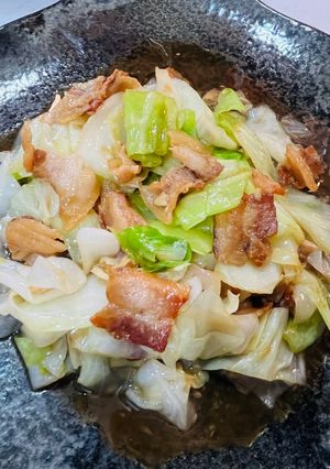 10分でできる！豚バラ☆キャベ塩だれ炒め-レシピのメイン写真