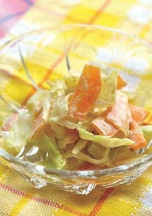 【なんたん】キャベツのカレー風味サラダ-レシピのメイン写真