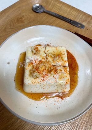 超簡単！ニンニク醤油の冷奴-レシピのメイン写真