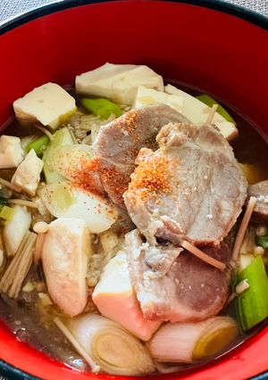 田中角煮ぃにゅうめん🤣😂🤣😂-レシピのメイン写真