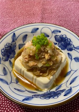 新玉シーチキンの冷奴-レシピのメイン写真