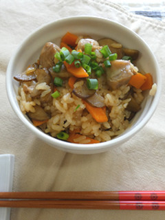 鶏ごぼうのポン酢炊き込みご飯-レシピのメイン写真